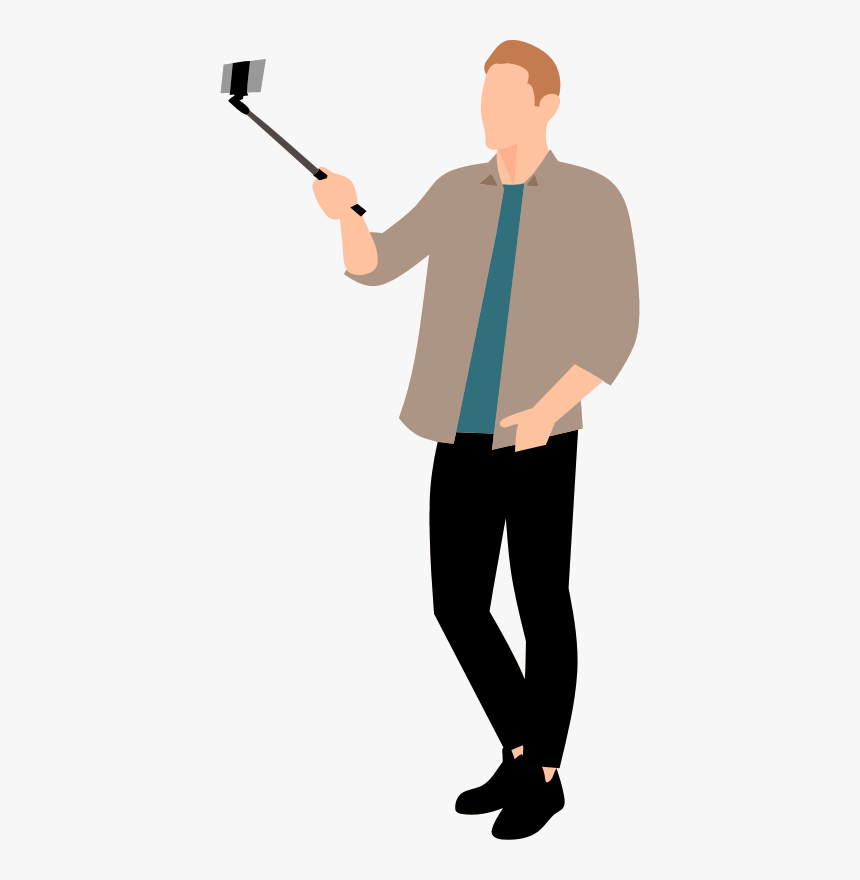 Man Taking A Selfie, HD Png Download, Free Download