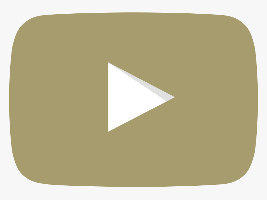 Youtube Icon Gold, HD Png Download, Free Download