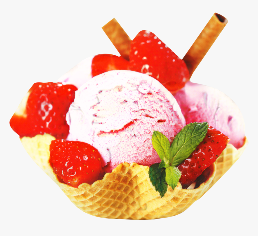 Ice Cream Cones Sundae Frozen Yogurt, HD Png Download, Free Download