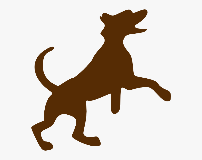 Brown Dog Jumping Svg Clip Arts, HD Png Download, Free Download