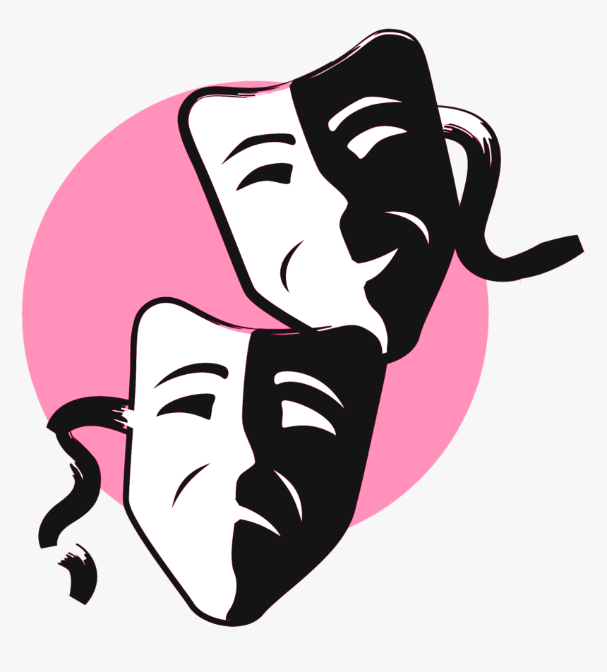 Literarische Kunst Aktiv Erschreckend comedy tragedy masks png maximal