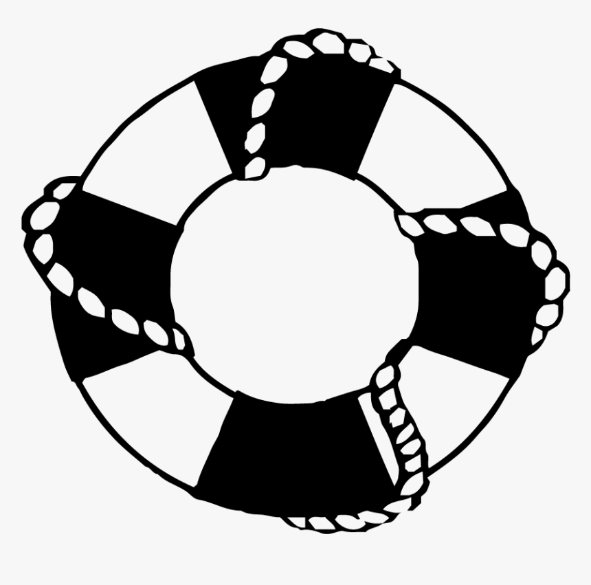 Lifesaver Clipart Black And White , Png Download - Life Saver Clipart Black And White, Transparent Png, Free Download