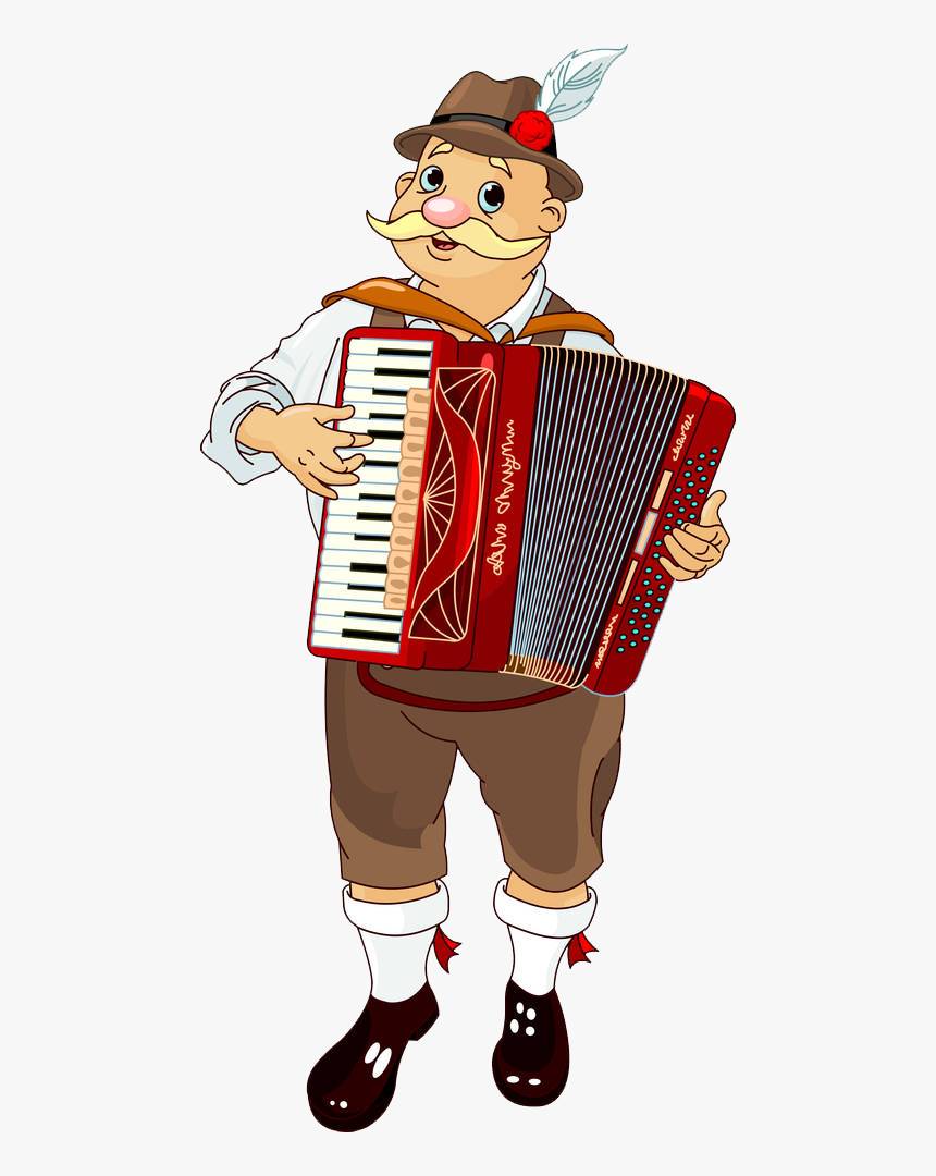 Oktoberfest Accordion Stock Photography Illustration - Oktoberfest Accordion Player, HD Png Download, Free Download