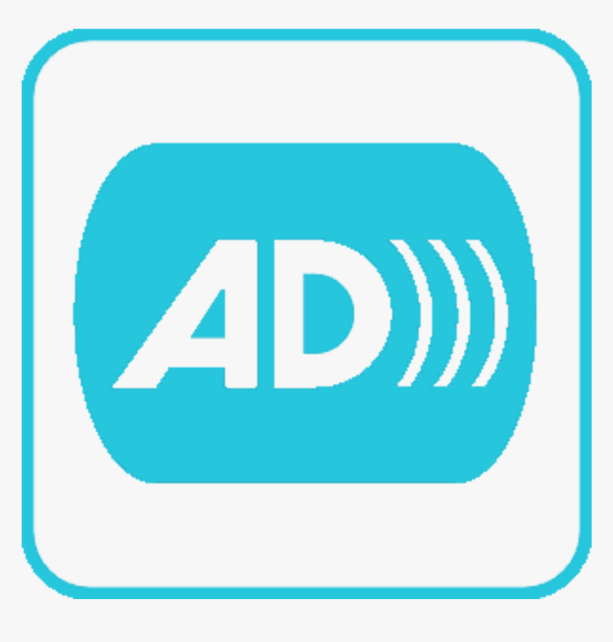 Computer With Gear Icon - Audio Description Track Icons, HD Png Download, Free Download