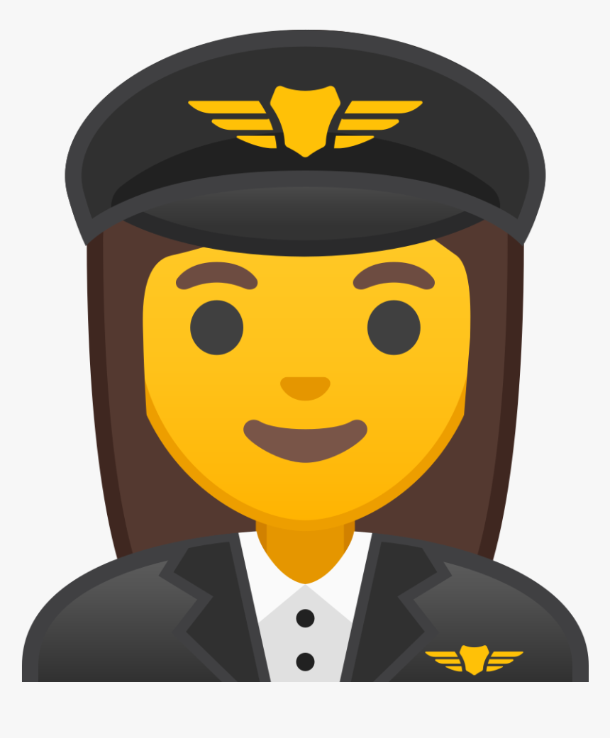 Woman Pilot Icon - Piloto Emoji, HD Png Download, Free Download