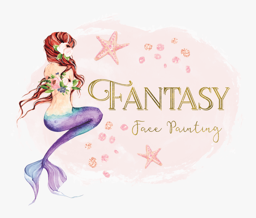Logo Of Fantasy Face Painting - Mermaid Sparkles, HD Png Download, Free Download