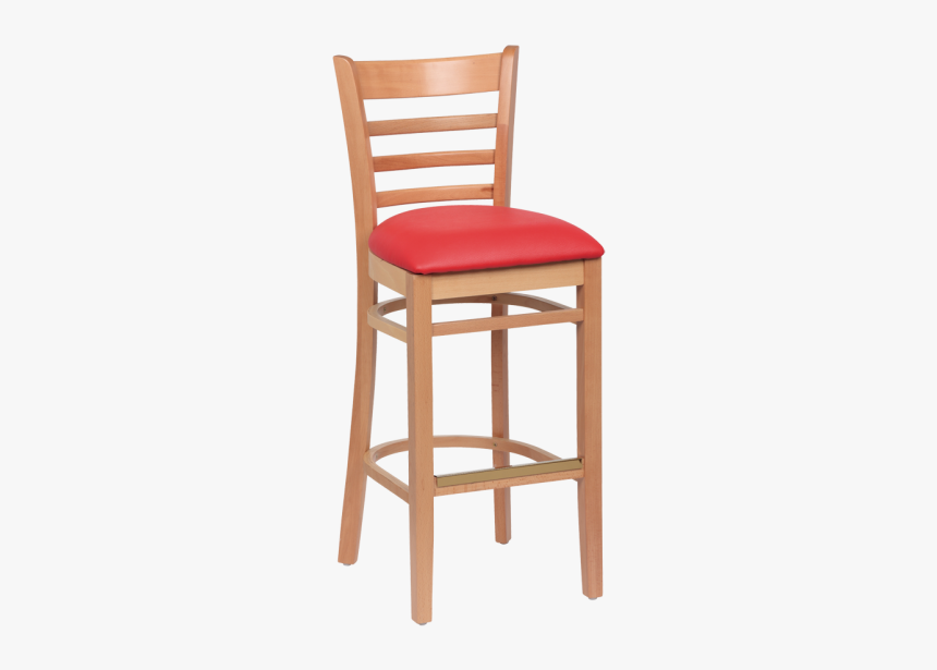 Wooden Bar Stools With Backs, HD Png Download, Free Download