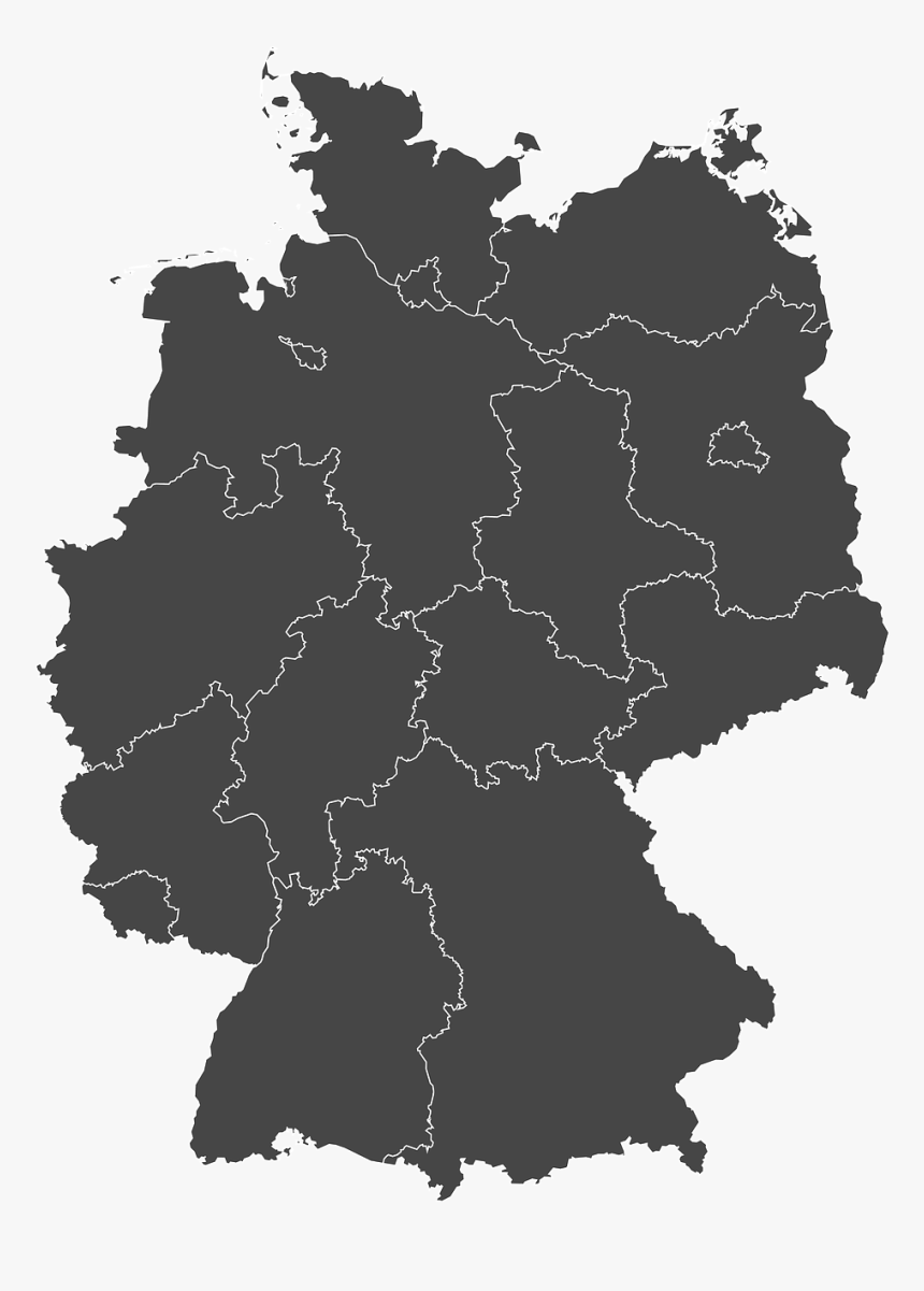 Germany Transparent Map Png, Png Download, Free Download