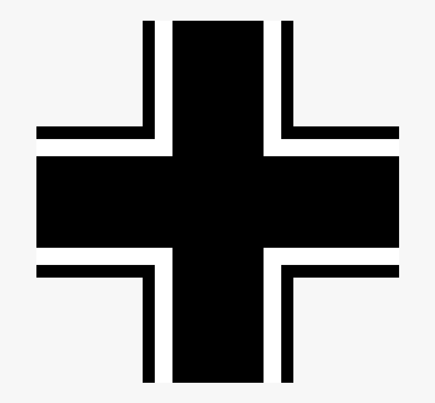 Germany Second World War Iron Cross Balkenkreuz Wehrmacht - German Cross Ww1, HD Png Download, Free Download