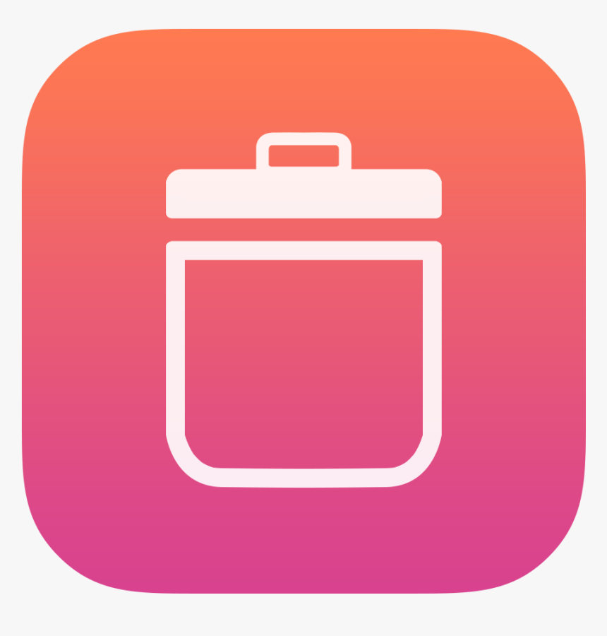 Trash Empty Icon Png Image - Recycle Bin Ios Icon, Transparent Png, Free Download