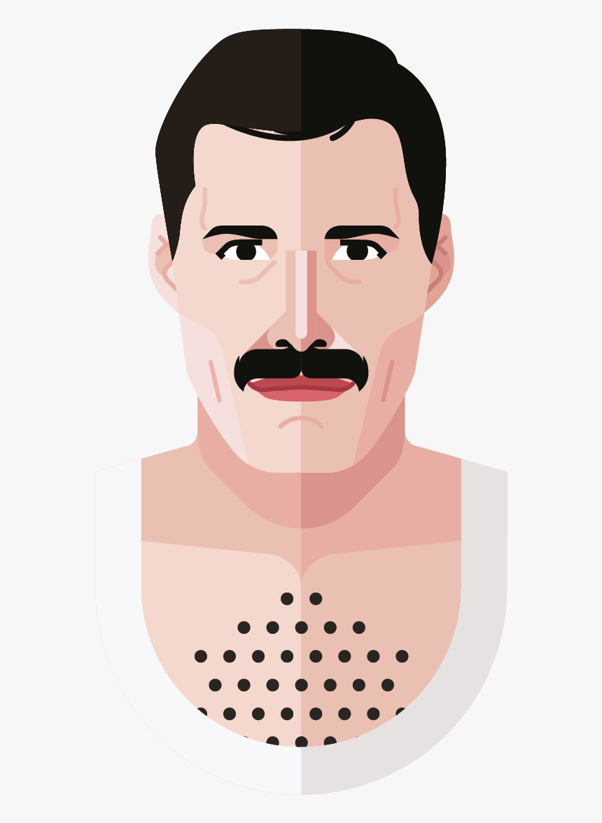 Transparent Freddie Mercury Png - Freddie Mercury Face Png, Png Download, Free Download