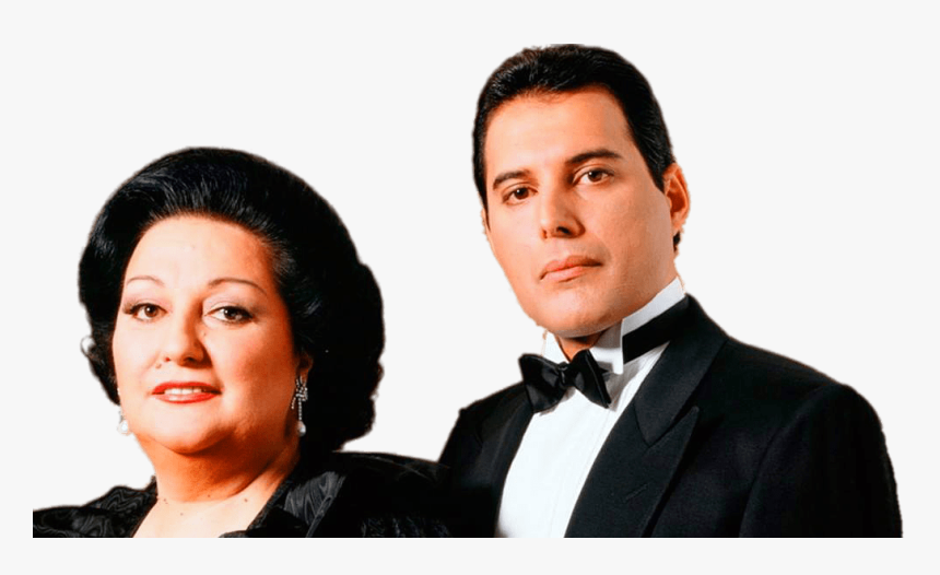 Monserrat Caballé And Freddie Mercury - De Montserrat Caballe Et Freddie Mercury, HD Png Download, Free Download