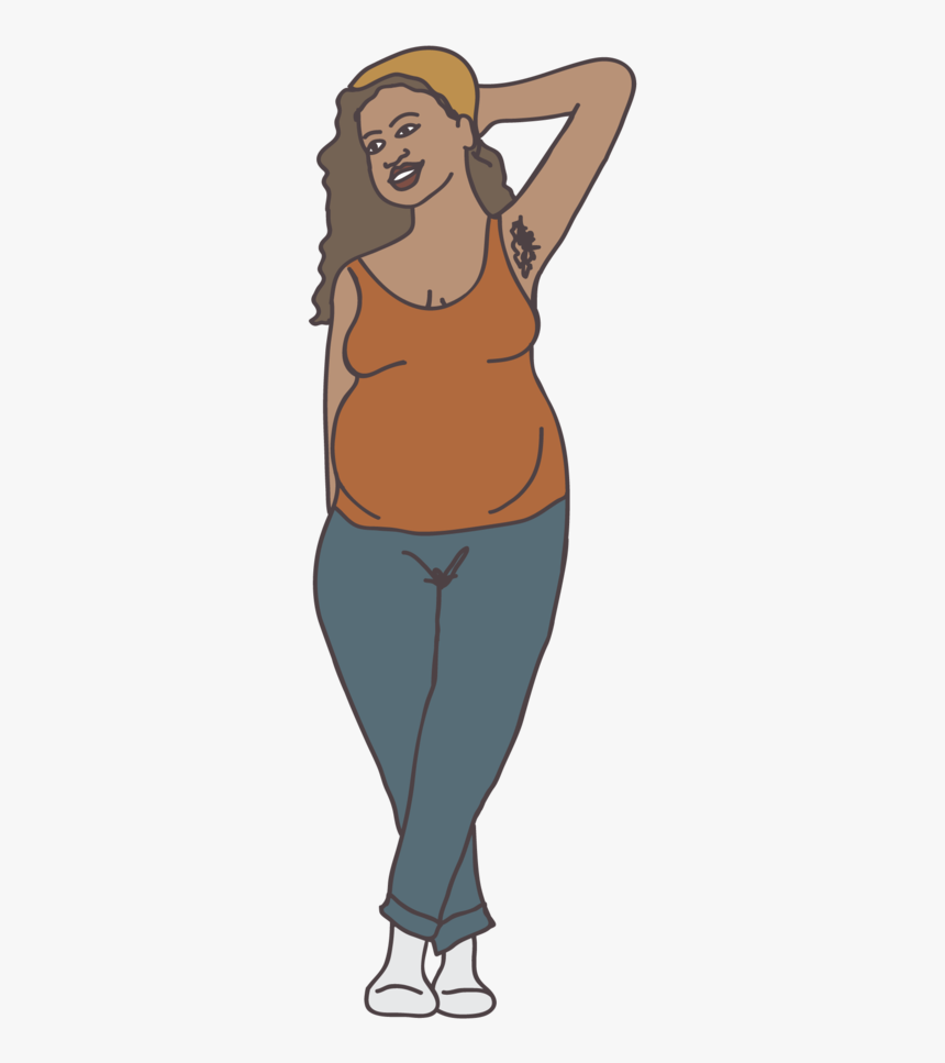 6 Pregnant People-02 - Girl, HD Png Download, Free Download