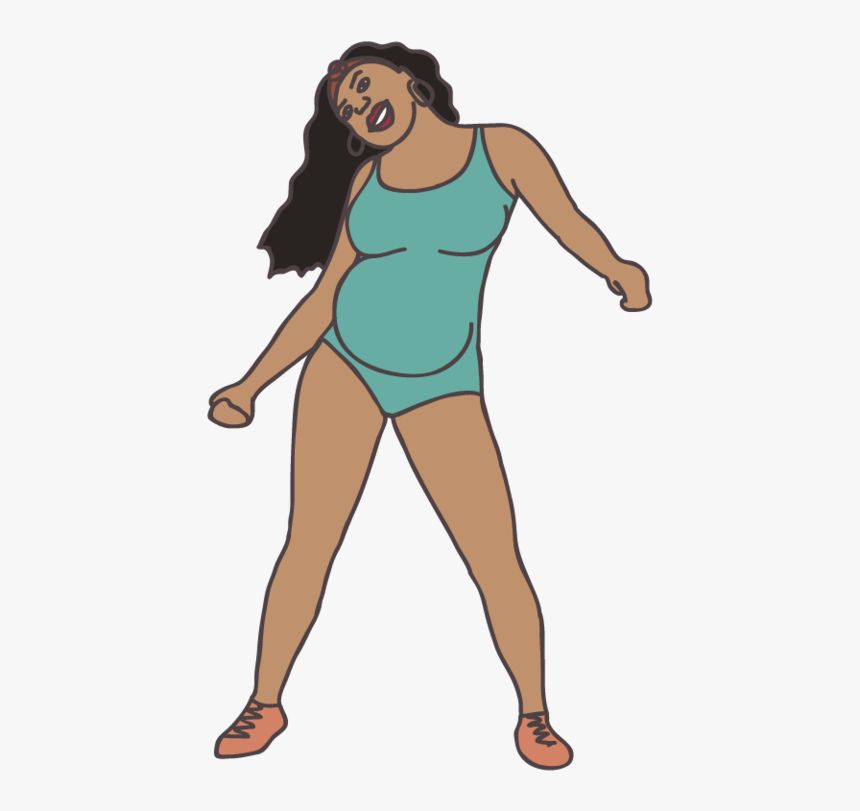 6 Dancing Pregnant People-04 - Illustration, HD Png Download, Free Download