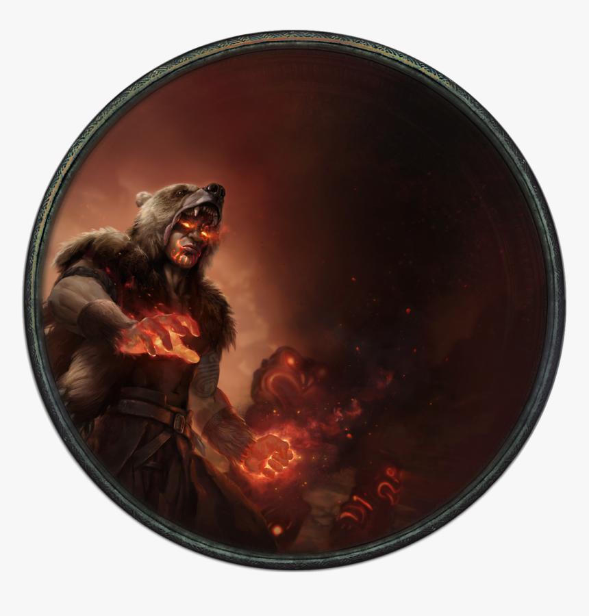 Sunder Burn Fire Chief - Path Of Exile Chieftain, HD Png Download, Free Download