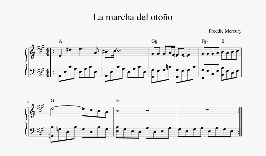 Victor's Piano Solo Partitura, HD Png Download, Free Download