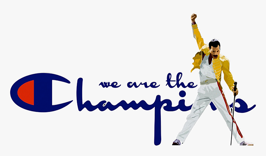 Freddie Mercury We Are The Champions Shirt , Png Download - Transparent Champion Logo, Png Download, Free Download