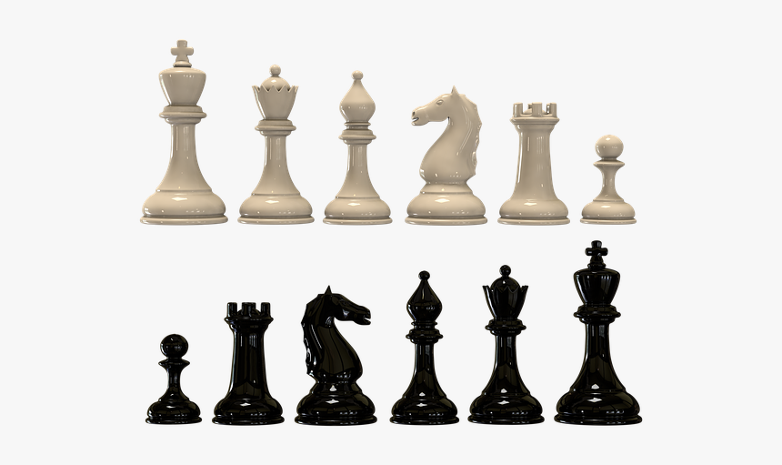 Chess, Black And White Pieces, Checkerboard - Chess Black And White Coins Png, Transparent Png, Free Download