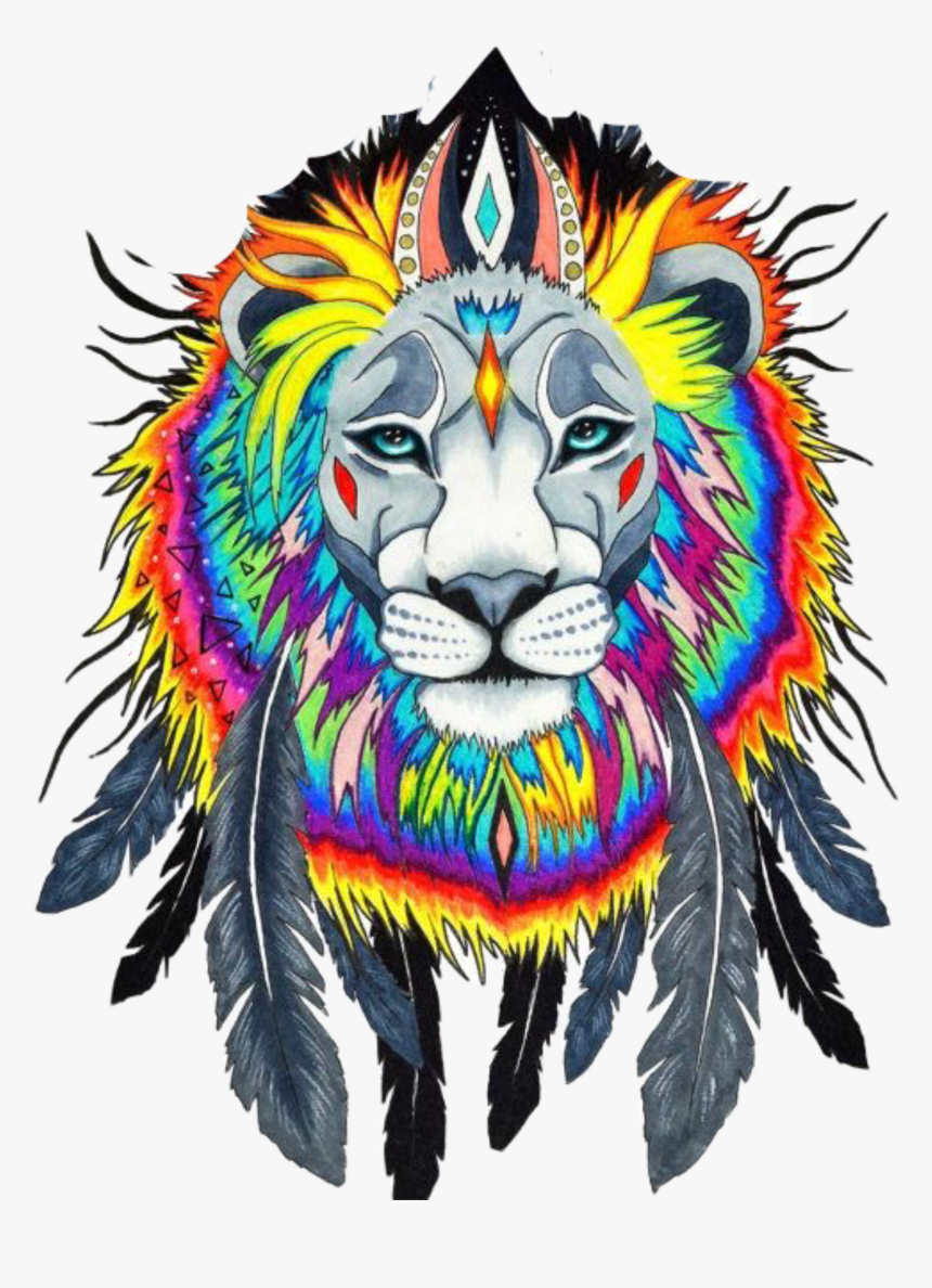 #lion #king #art #nativeamerican #dreamcatcher - Native American Dream Catcher Clipart, HD Png Download, Free Download