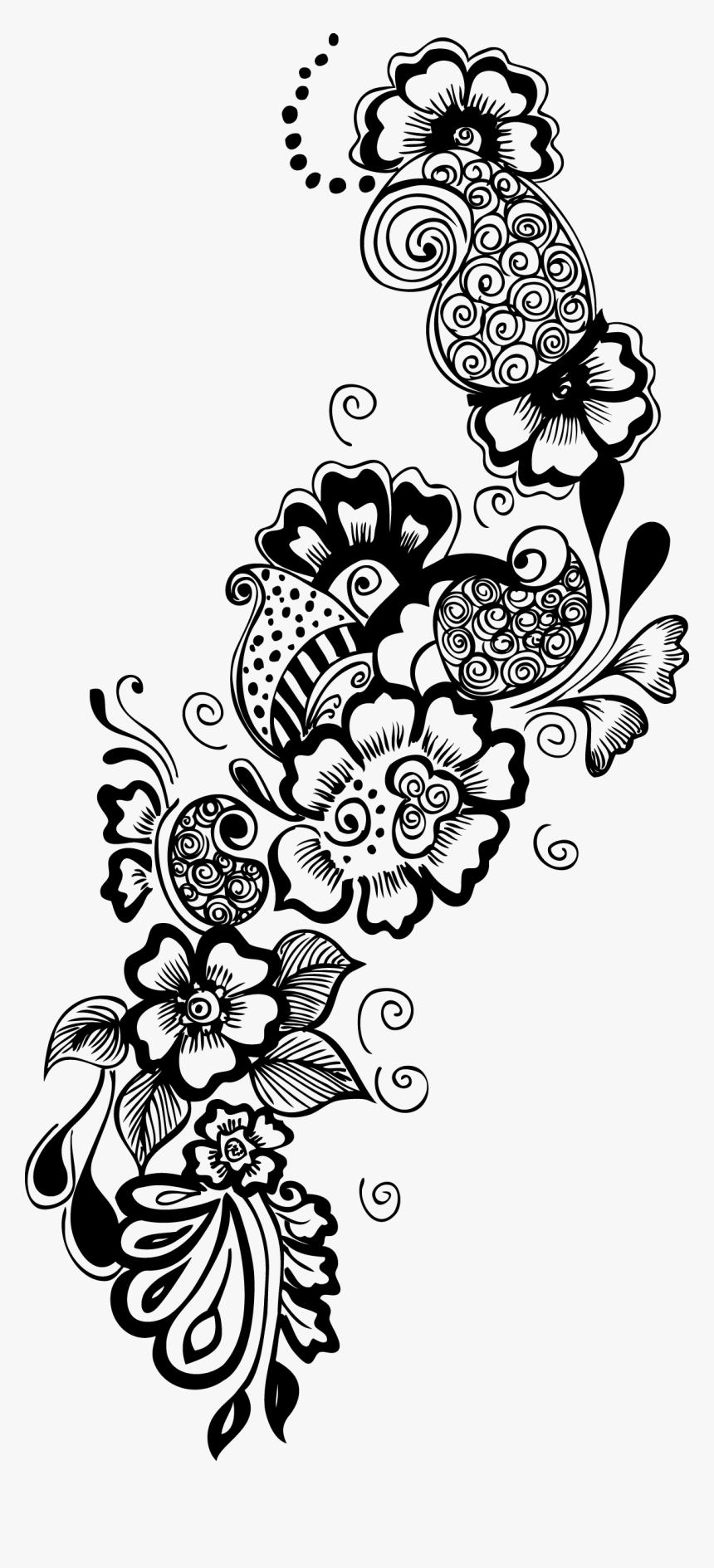 Vector Line Designs Google - Transparent Mehndi Designs Png, Png Download, Free Download