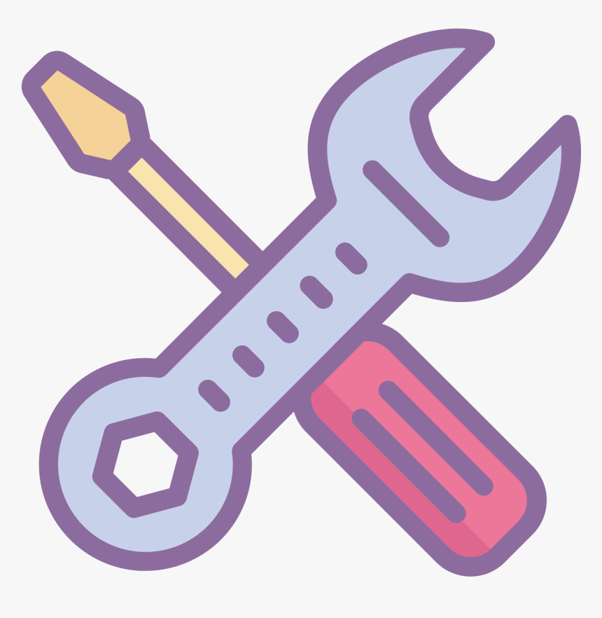 In This Icon Is A Wrench And A Screwdriver - Screwdriver Wrench Logo Png, Transparent Png, Free Download