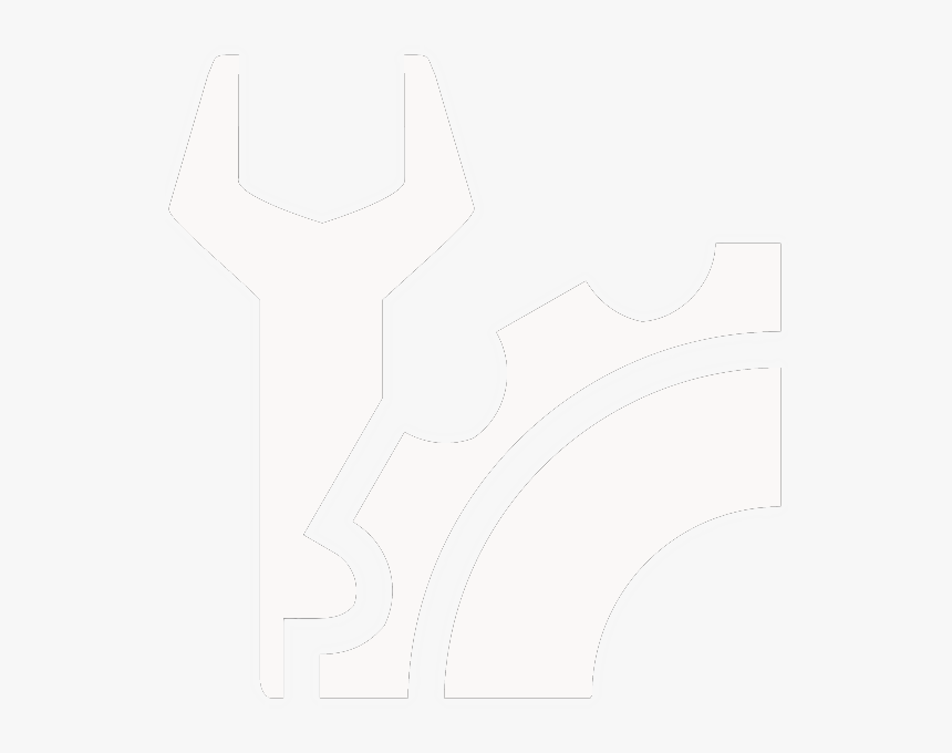 Png Icon Wrench White, Transparent Png, Free Download