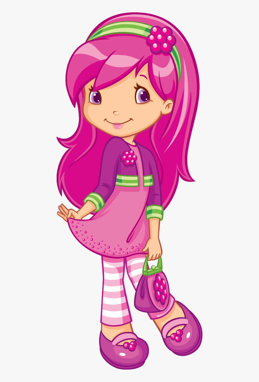 Cliparts Png Friends Clipartspng - Strawberry Shortcake Girl With Hair, Transparent Png, Free Download