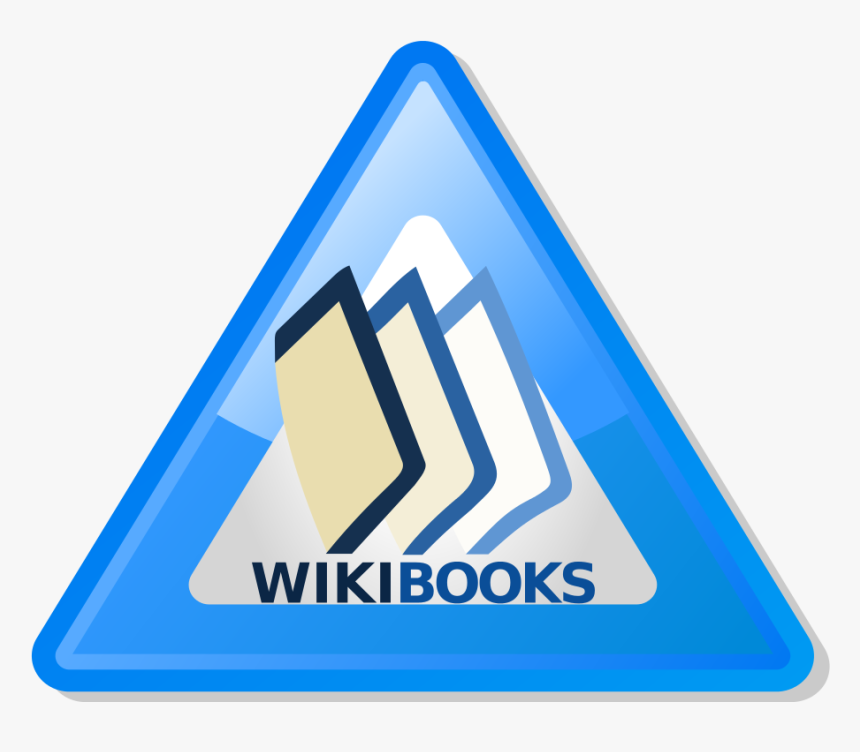 Warning Icon Wikibooks - Wikibooks Logo, HD Png Download, Free Download