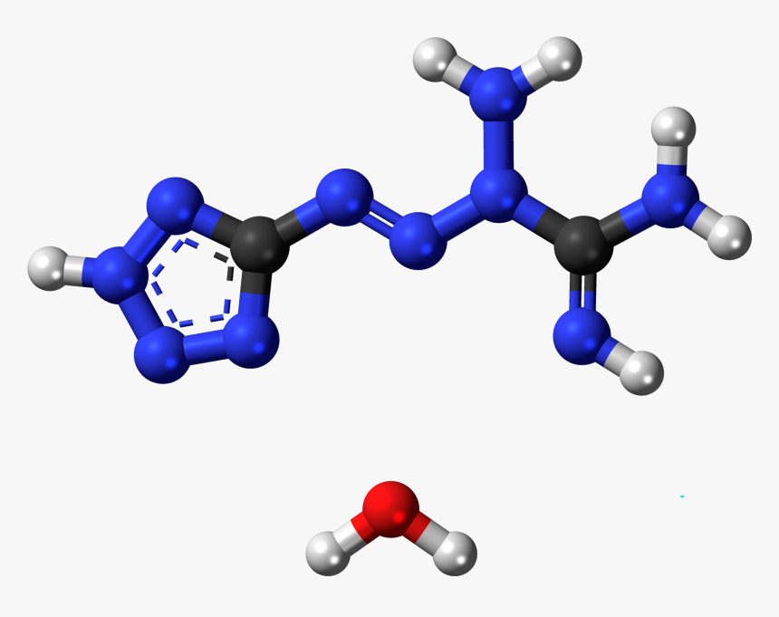 Tetrazene Explosive 3d Balls - Nucleic Acid 3d Model, HD Png Download, Free Download