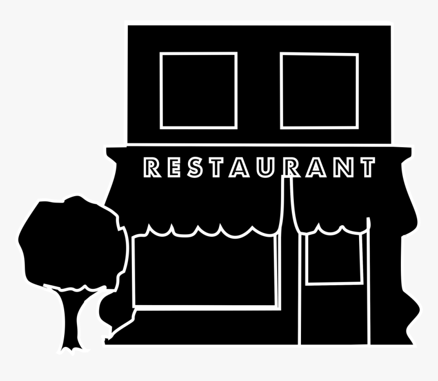 Restaurant Black Icon Download - Restaurant Black And White Icon, HD Png Download, Free Download