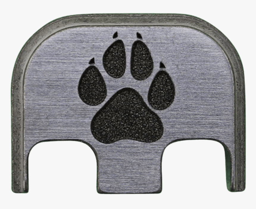 Dog Paw Titanium Brushed Finish Back Plate - Black Panther Claw Png, Transparent Png, Free Download