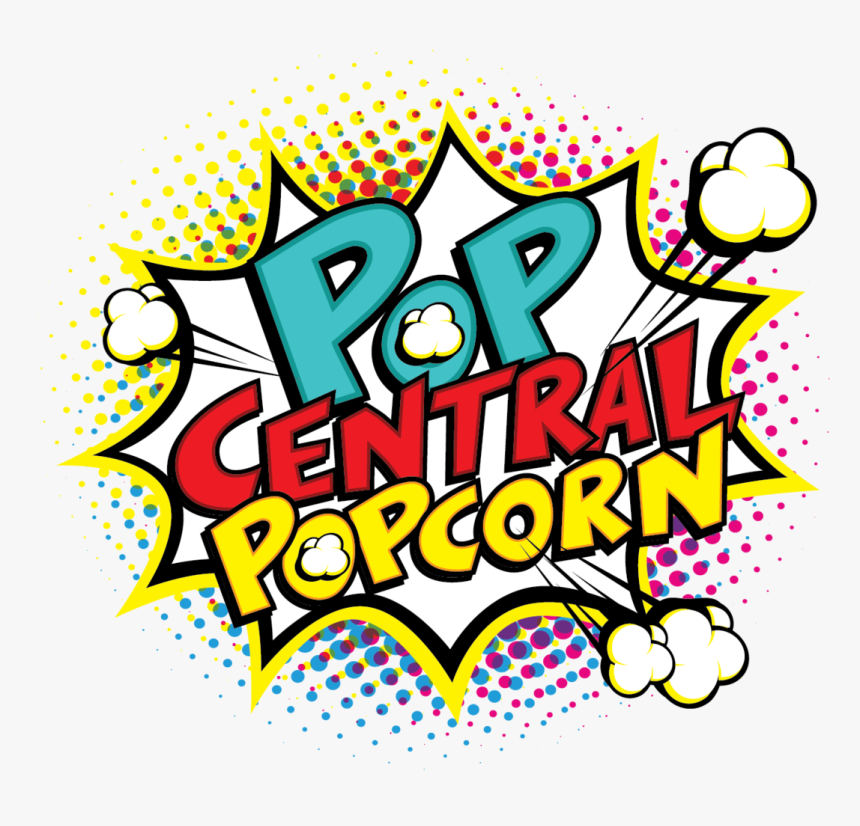 Pop Central Popcorn - Graphic Design, HD Png Download, Free Download