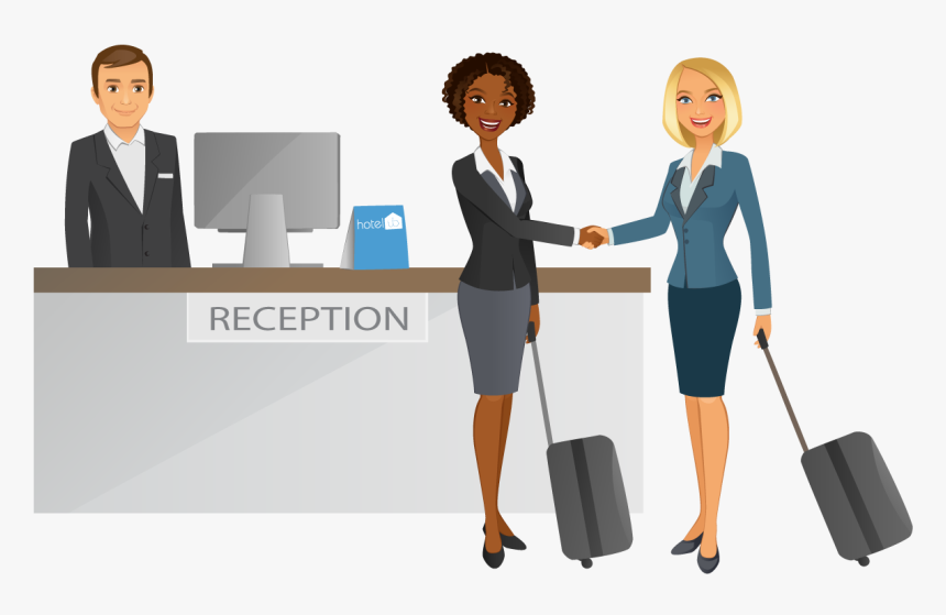 Transparent Receptionist Png - Relaciones Publicas De Un Hotel, Png Download, Free Download