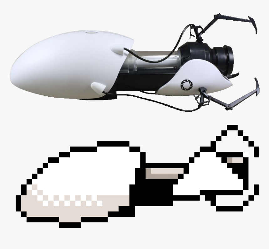 Portal Gun Original E A Versão Utilizada Para Fazer - Portal Gun, HD Png Download, Free Download