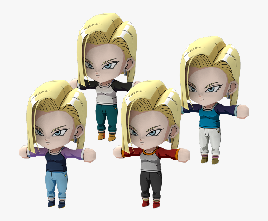 Download Zip Archive - Fighter Z Android 18 Casual, HD Png Download, Free Download