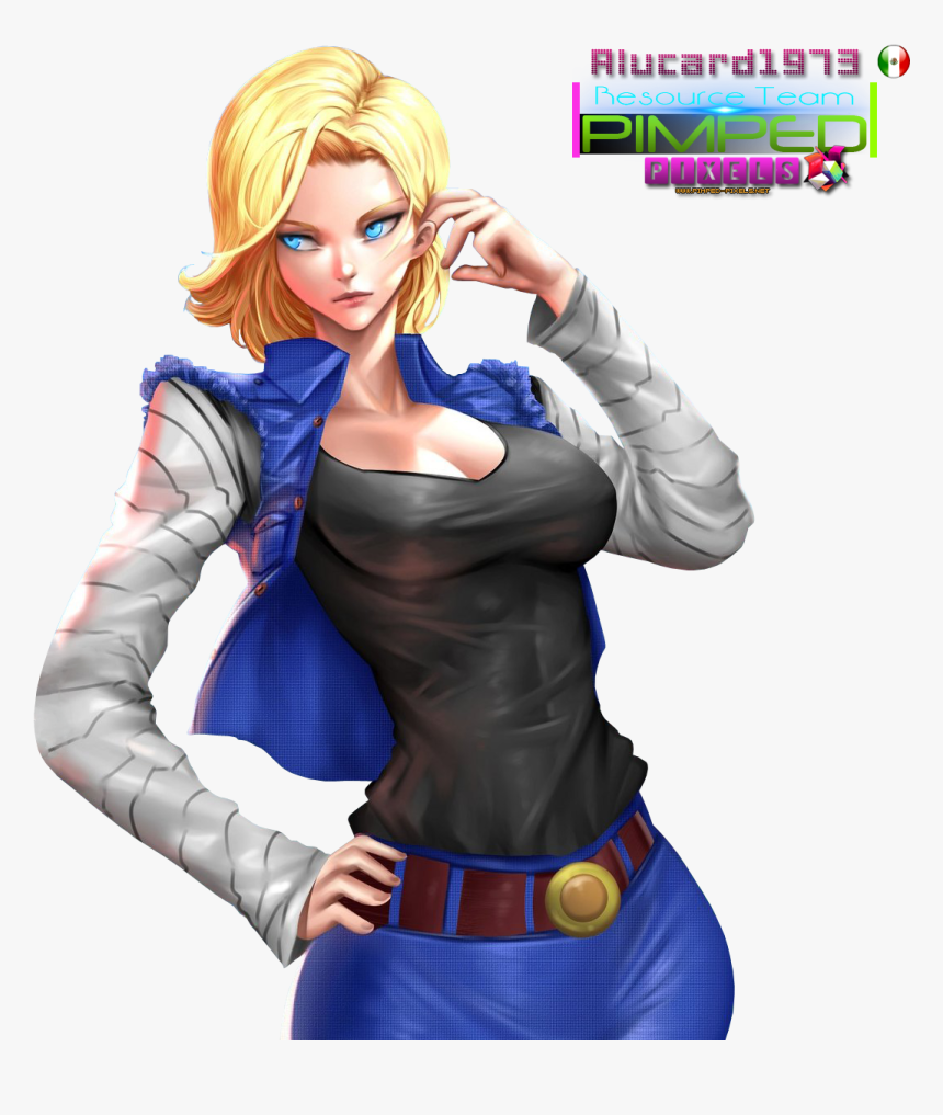 Fanart Android 18 , Png Download - Fan Art Android 18, Transparent Png, Free Download