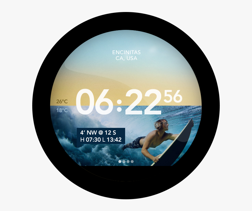 Surfwatch Android Wear Full%c2%a8 - Circle, HD Png Download, Free Download