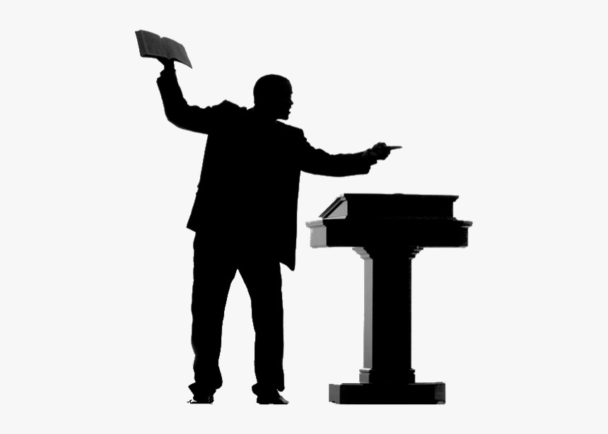 Community Baptist Church Pastor Preacher Pulpit Sermon - Minister At Pulpit, HD Png Download, Free Download