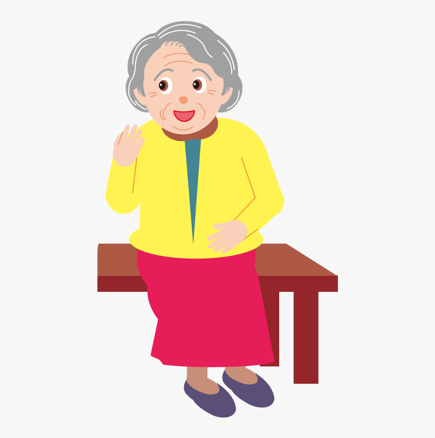 Transparent Grandparents Clipart - Elderly Cartoon Transparent, HD Png Download, Free Download