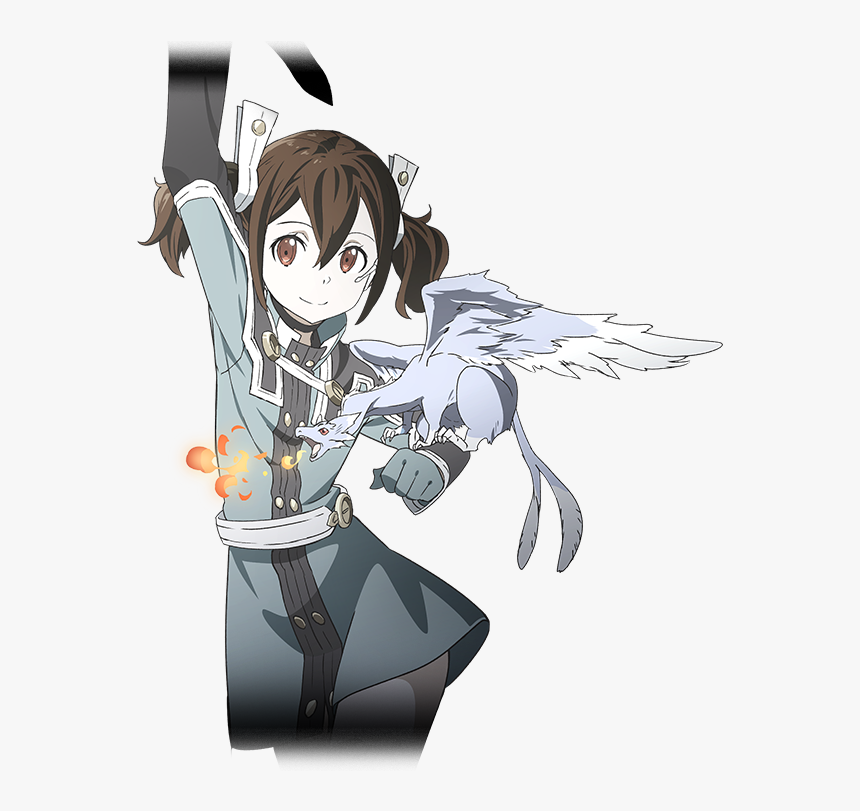 In Sao, She Was A Beast Tamer Who Was Saved By Kirito - Sword Art Online Ordinal Scale Silica, HD Png Download, Free Download