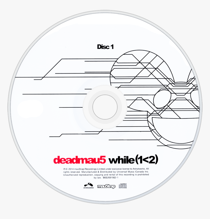 Deadmau5 While Cd Disc Image Deadmau5 While 1- - Deadmau5 While 1 2 Cd, HD Png Download, Free Download