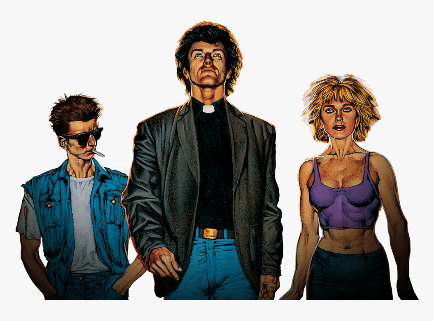 Preacher Comic Art, HD Png Download, Free Download