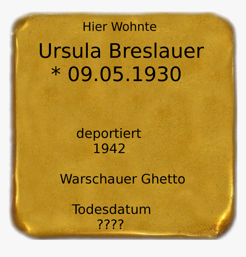 Ursula Breslauer - Brass, HD Png Download, Free Download