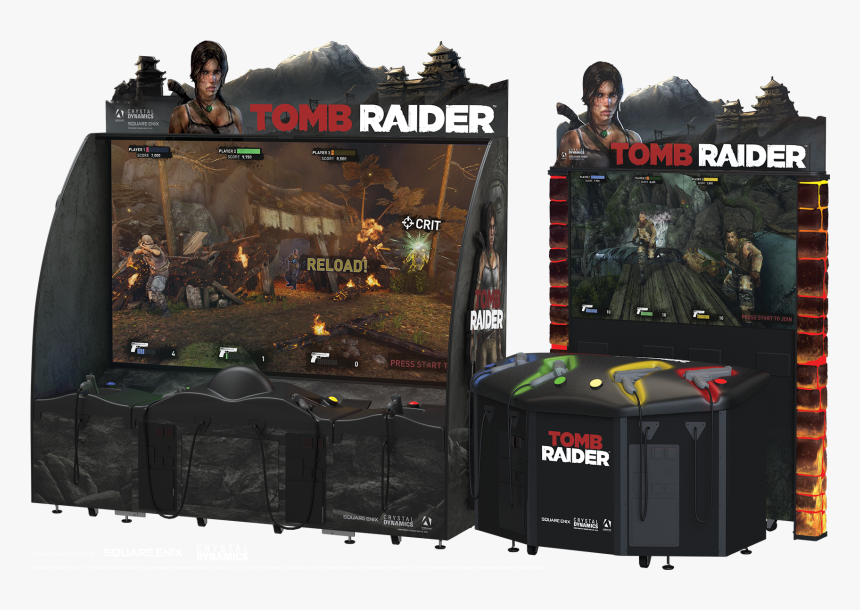 Tomb Raider Arcade Machine, HD Png Download, Free Download