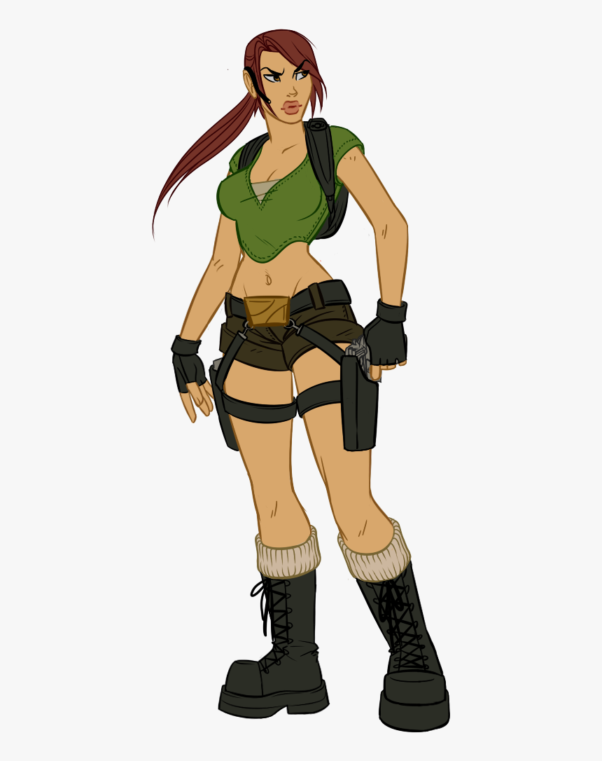 Cartoon , Png Download - Tomb Raider Kartun, Transparent Png, Free Download