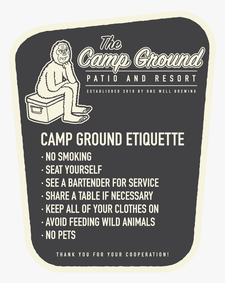 Ow Web 19 Campground Patio Rules 18 - Right To Play, HD Png Download, Free Download