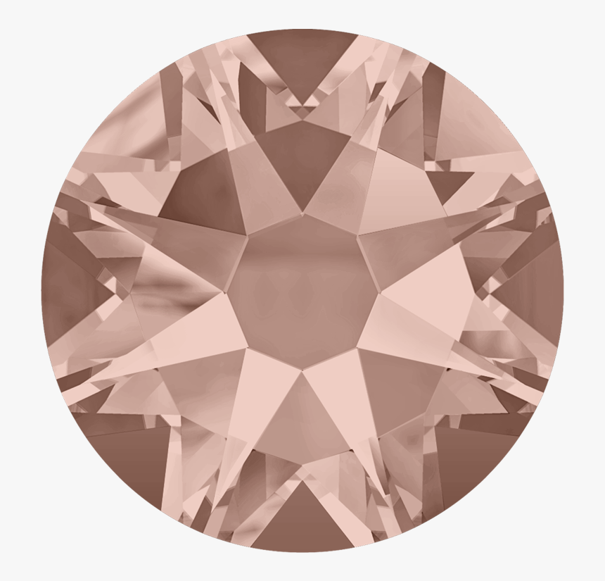 Swarovski 2088 Xirius Flatback Rhinestones Ss12 Vintage - Light Rose Swarovski Crystal, HD Png Download, Free Download