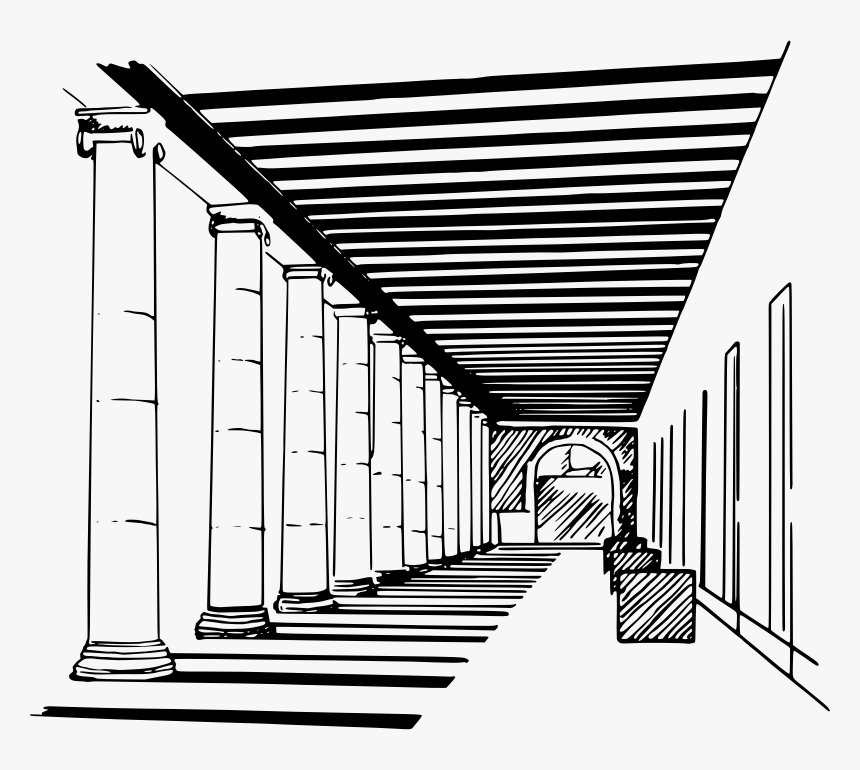 Stoa - Greek Stoa, HD Png Download, Free Download