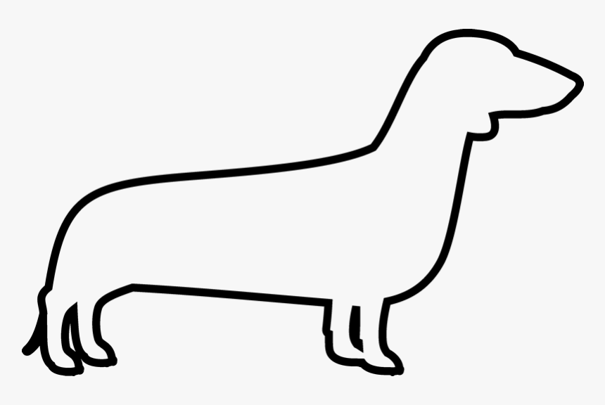 Transparent Weiner Dog Clipart - Dachshund Clipart, HD Png Download, Free Download