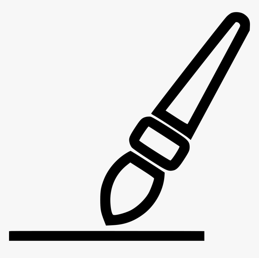 Brush Drawing Line - Zeichnen Symbol Png, Transparent Png, Free Download